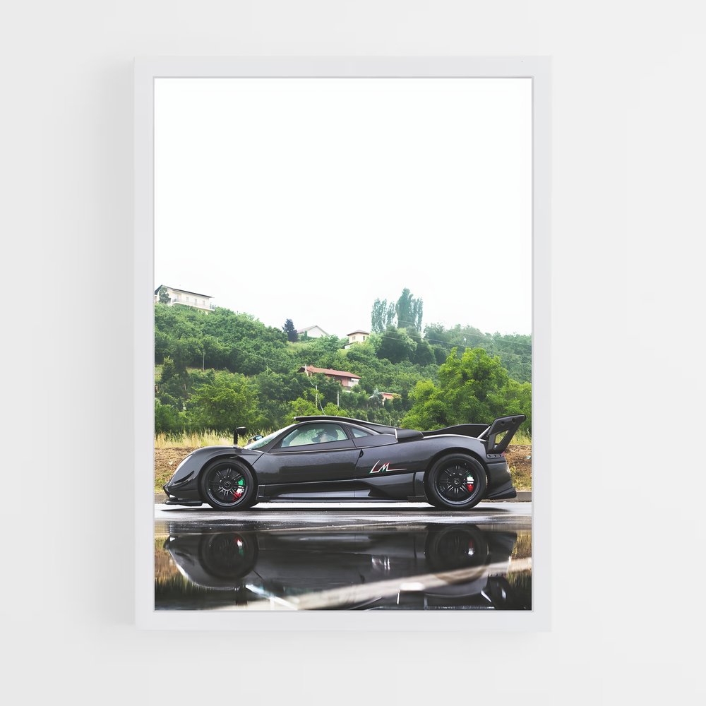 Poster superbe Zonda – affiche Pagani (vue 3)